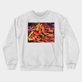 Vermillion Flycatcher Firecatcher Crewneck Sweatshirt